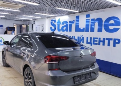 Volkswagen Polo — установили охранный комплекс StarLine A93