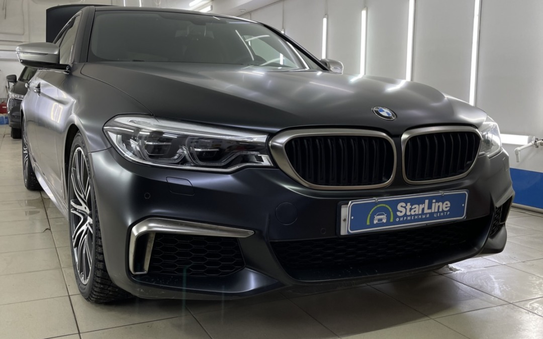Установка моноблока и сабвуфера на автомобиль BMW G30 5 серии