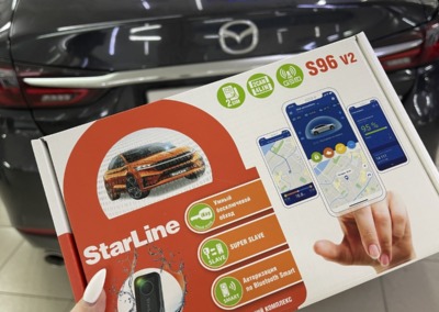 На автомобиль Mazda 6 был установлен охранный комплекс StarLine S96 V2 с GPS модулем