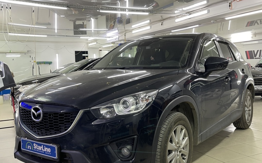 Mazda CX-5 — владелец решил защитить автомобиль охранным комплексом StarLine S96 V2