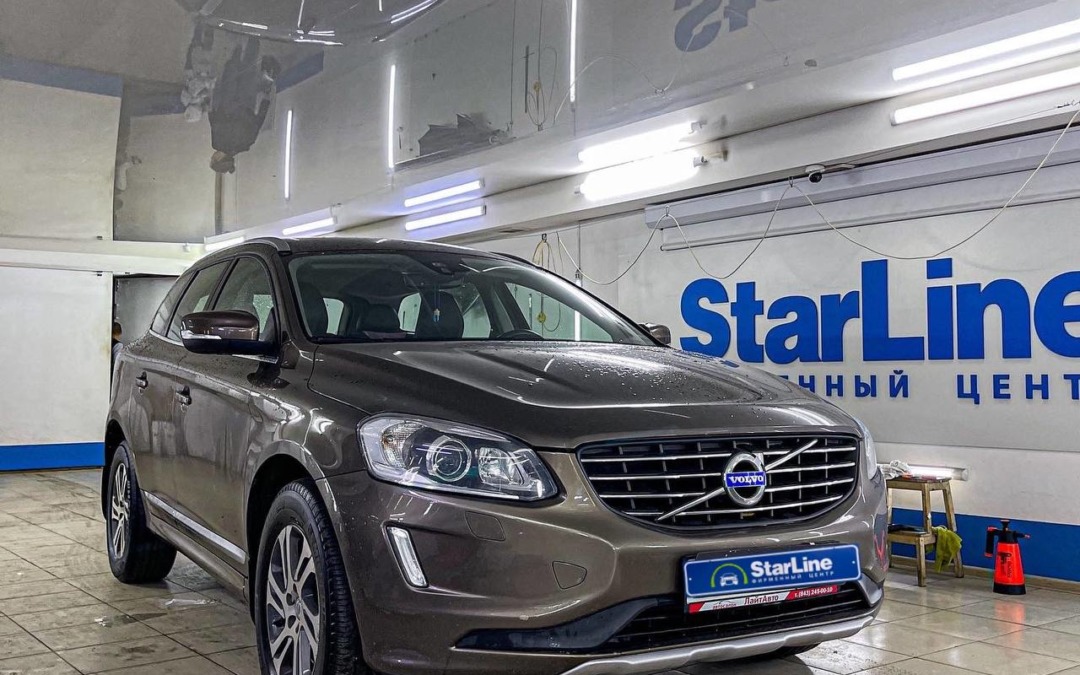 Установили один из топовых охранных комплексов StarLine S96 v2 на автомобиль Volvo XC60