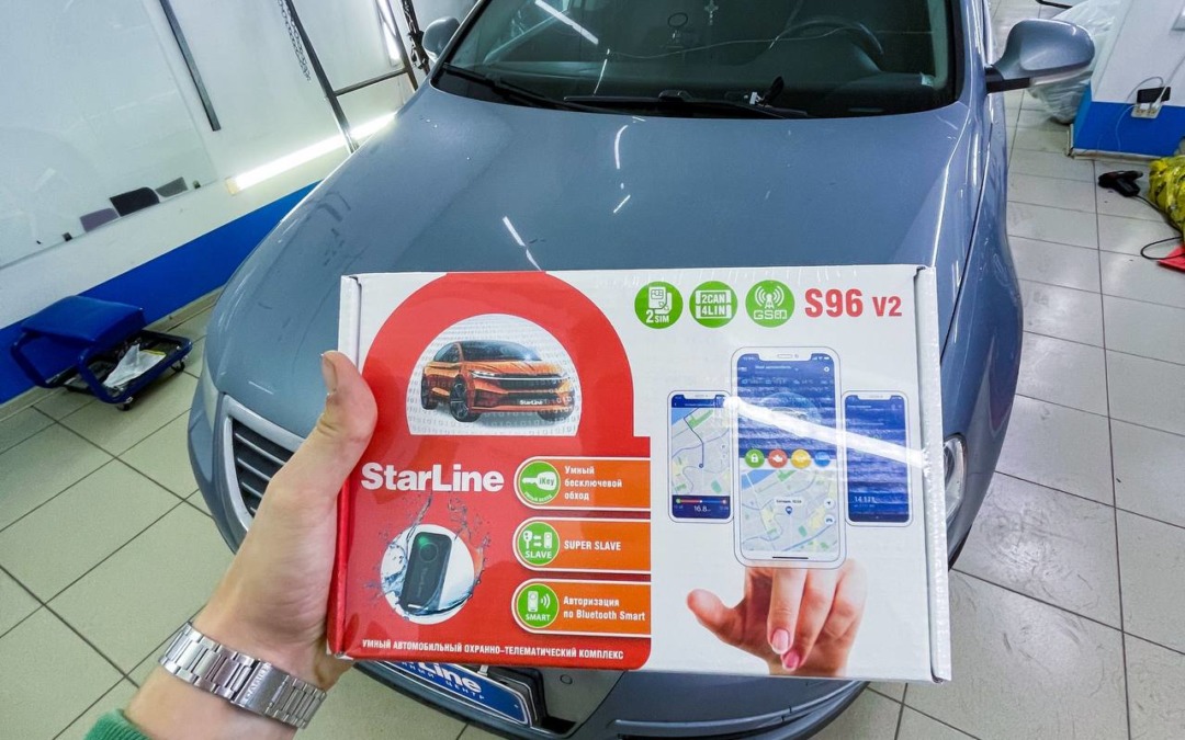Установили сигнализацию StarLine S96 v2 на Volkswagen Passat