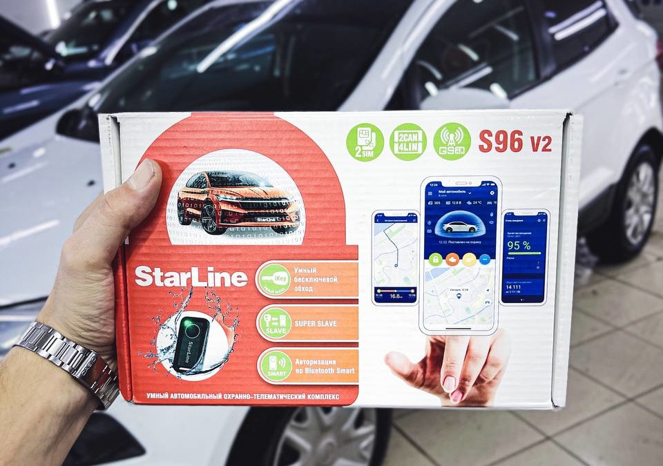 Установили одну из топовых сигнализации StarLine S96 v2 на автомобиль Ford EcoSport
