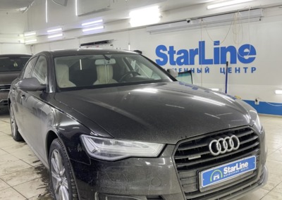 Audi A6 — установка StarLine S96 V2 с GSM и GPS модулями