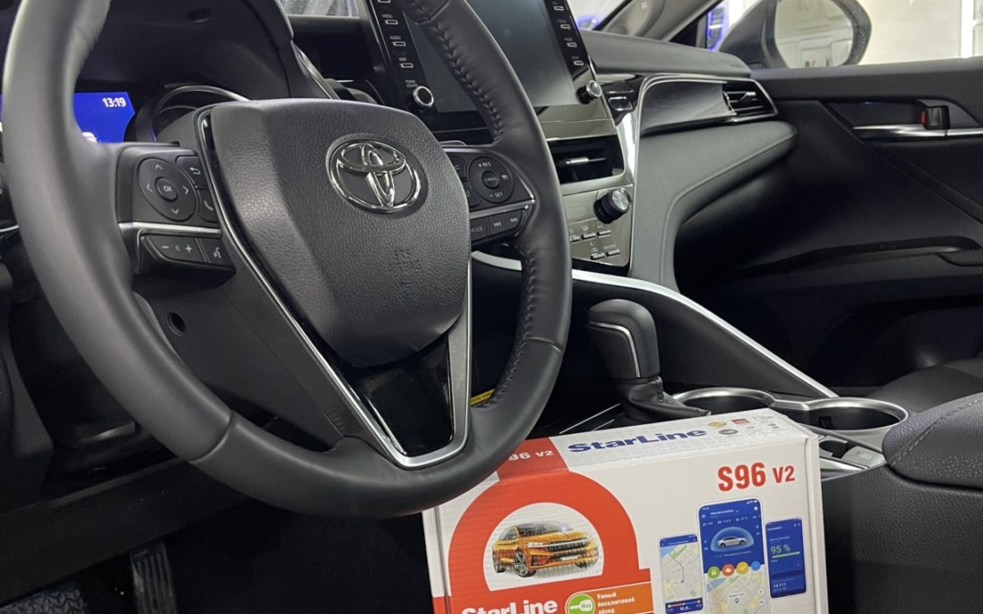 Toyota Camry — установка охранно системы StarLine S96 V2