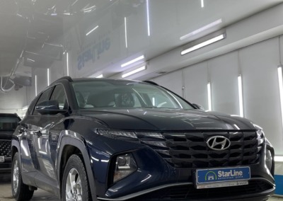 Hyundai Tucson — установили StarLine S96 v2 и GPS антенну
