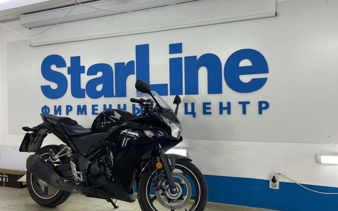 Honda CBR — устранили охранный комплекс StarLine V66