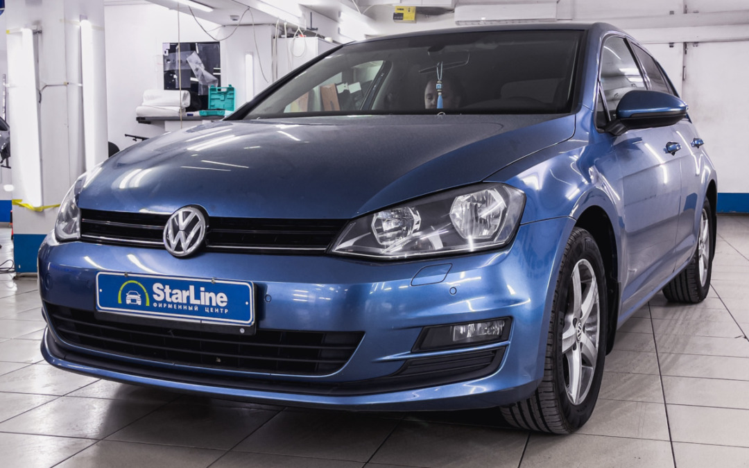 Установили нашу любимую StarLine S96 на Volkswagen Golf