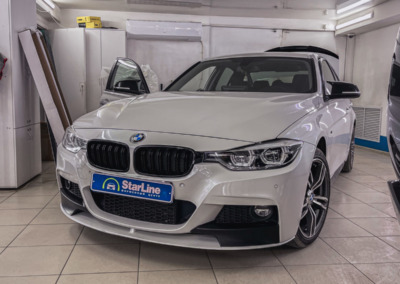 BMW 320i — замена штатного монитора на монитор большей диагонали, установка камеры