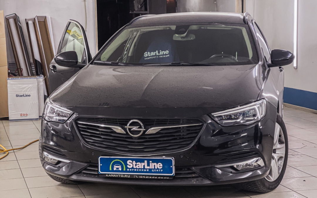 Установили охранную систему StarLine S96 с GSM-модулем для управления с телефона на Opel Insignia