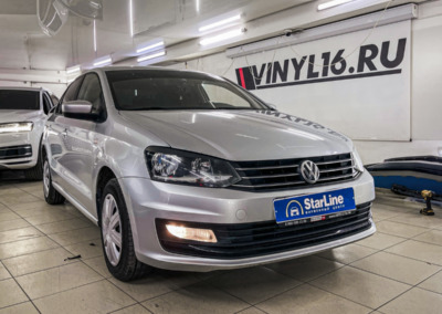 На Volkswagen Polo установили охранную систему StarLine S96 с GSM-модулем