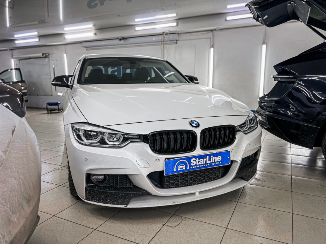 BMW 320i установили охранную систему StarLine S96 v2 с GSM-модулем –  StarLine Казань.