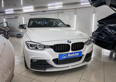 BMW 320i установили охранную систему StarLine S96 v2 с GSM-модулем