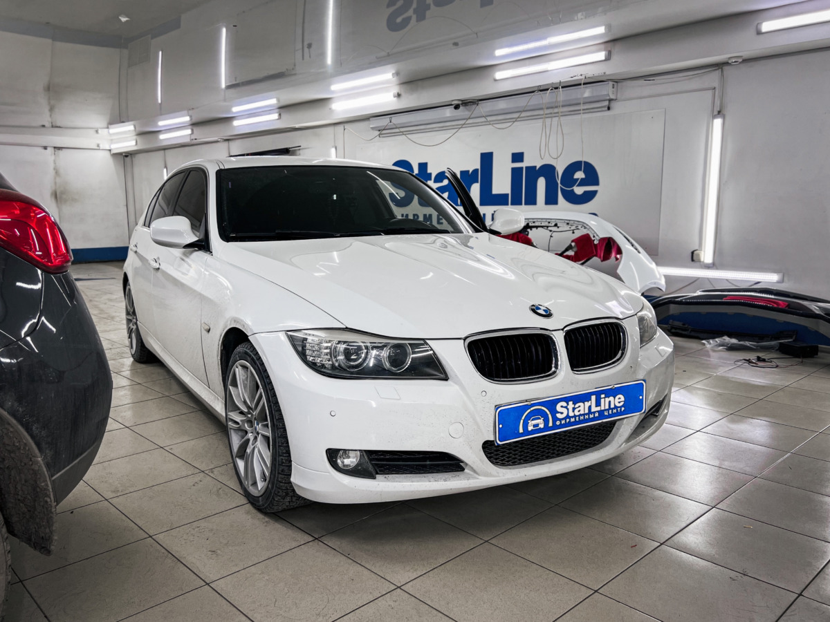 На BMW 320i установили охранный систему StarLine E96 V2 – StarLine Казань.