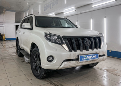 На Toyota Prado мы установили охранную систему StarLine S96