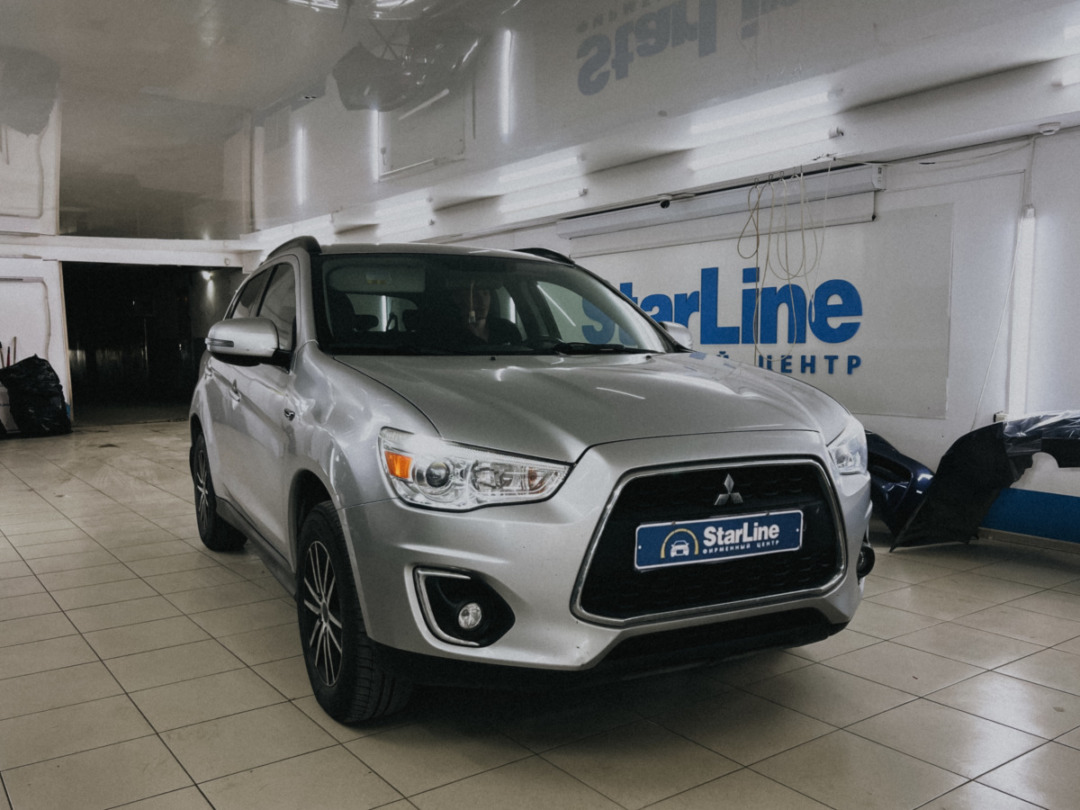 Установка на Mitsubishi ASX охранного комплекса StarLine S96 v2 – StarLine  Казань.