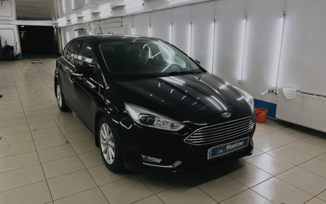 На Ford Focus установили охранный комплекс StarLine S96