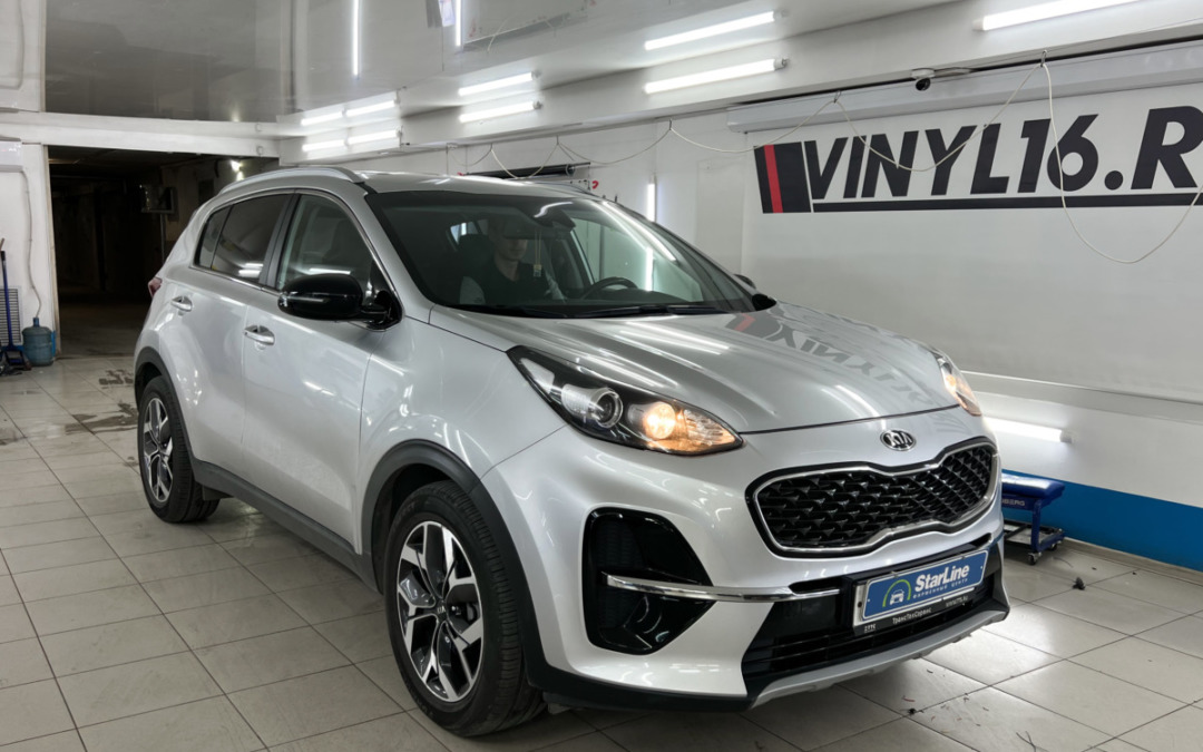 Kia Sportage — установили охранную систему StarLine S96 v2