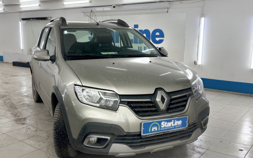 Renault Sandero — установили охранную систему StarLine S96 с GSM-модуле