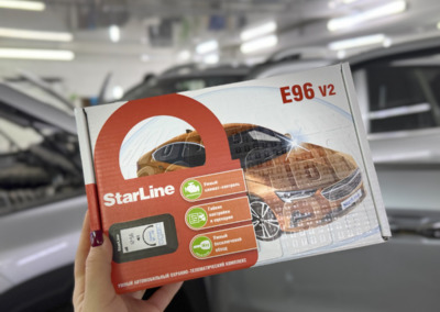 Установили охранную систему StarLine E96 на Hyundai Solaris