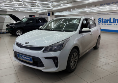 Установили охранный комплекс StarLine E96 GSM на KIA Rio