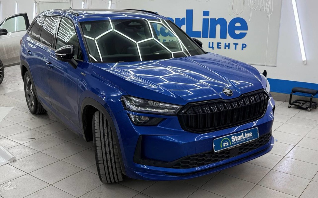 На Skoda Kodiaq —  установили охранную систему StarLine S96