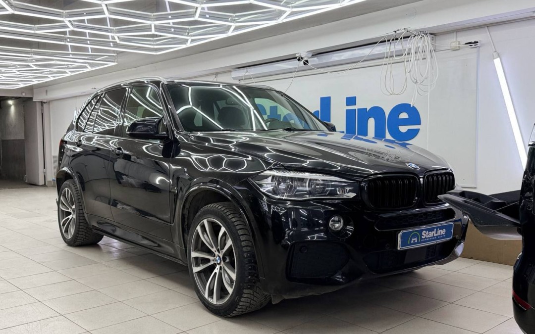 Установили охранную систему StarLine E96 на BMW X5 