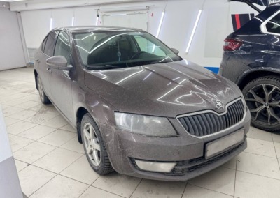 Skoda Octavia — установили охранный систему StarLine E97